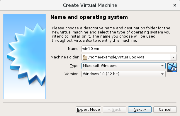 set up virtual box for windows 10 on mac